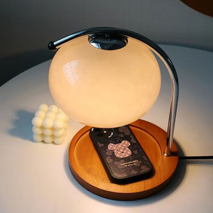 Renee Retro Glas Tischlampe