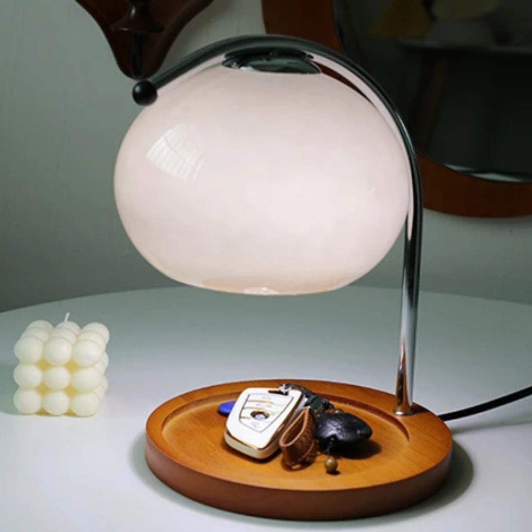 Renee Retro Glas Tischlampe