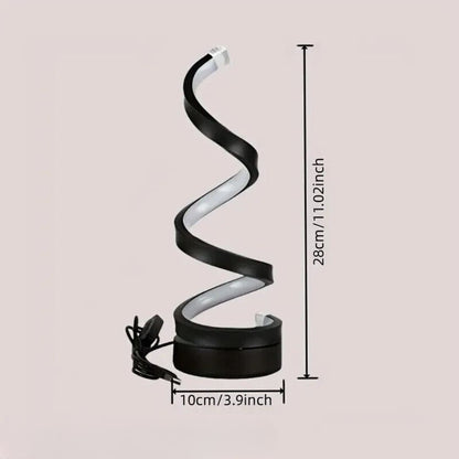 Nadine Spiral Dimmbar LED Tischlampe
