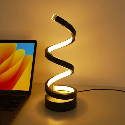 Nadine Spiral Dimmbar LED Tischlampe