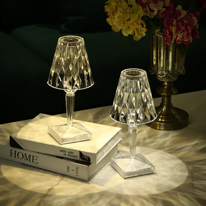 Kristall Akzent Tischlampe