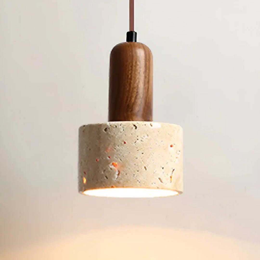 Japanisches Design Wabi-Sabi Deckenleuchte - TranquilGlow