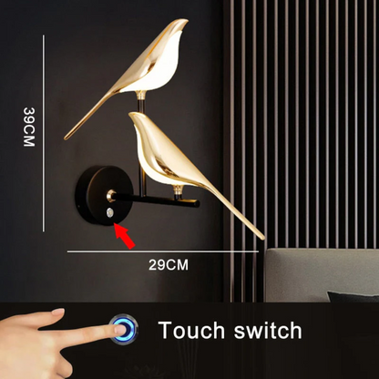 Rotierende LED-Wandleuchte - LuminaBird