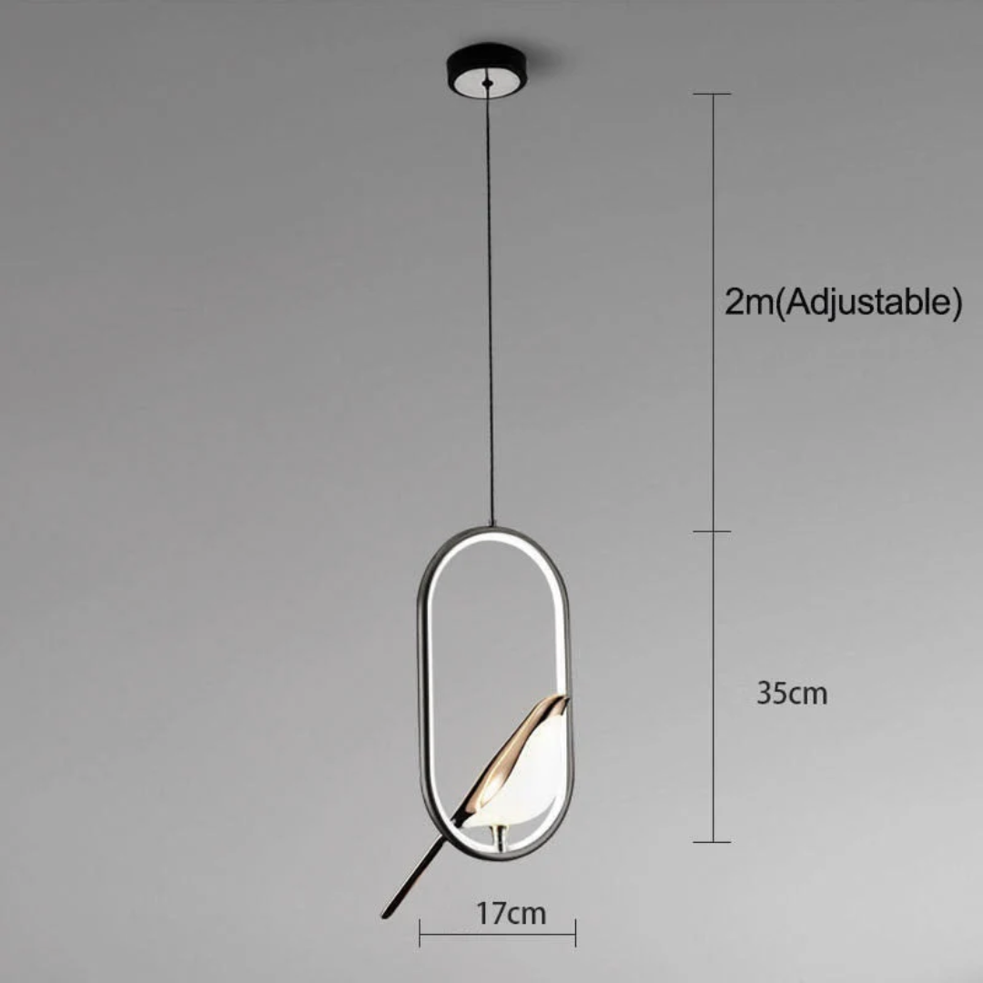 Rotierende LED-Wandleuchte - LuminaBird