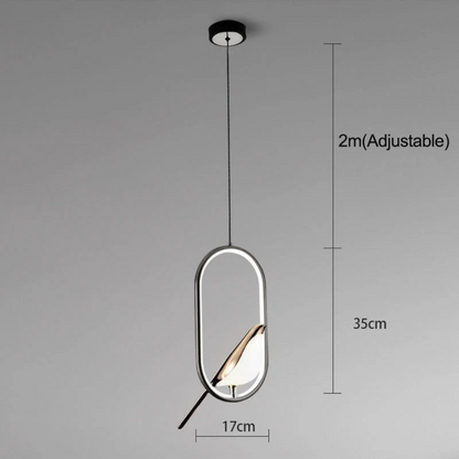 Rotierende LED-Wandleuchte - LuminaBird