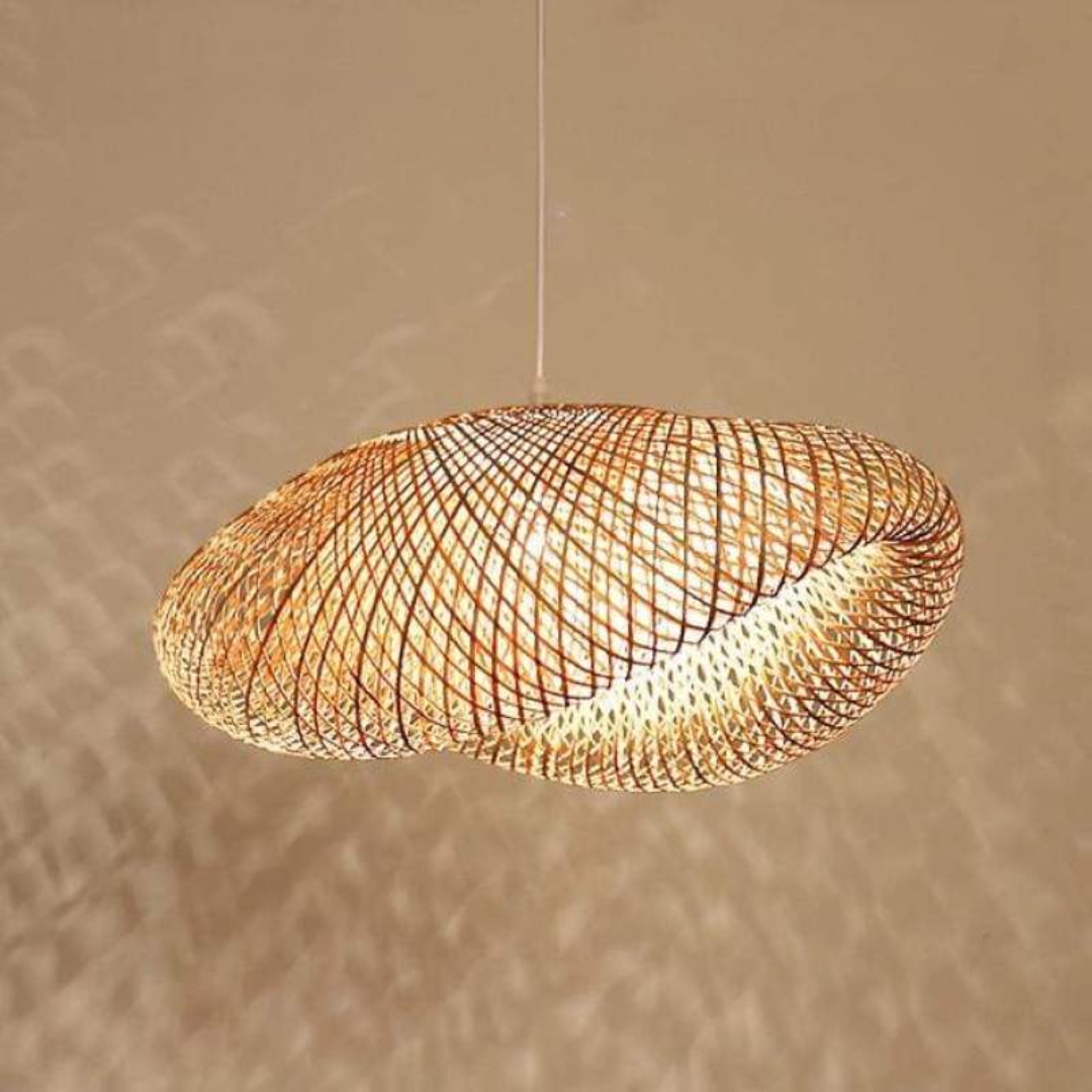 Design LED-Hängelampe Bambuskugeln – EcoSphere