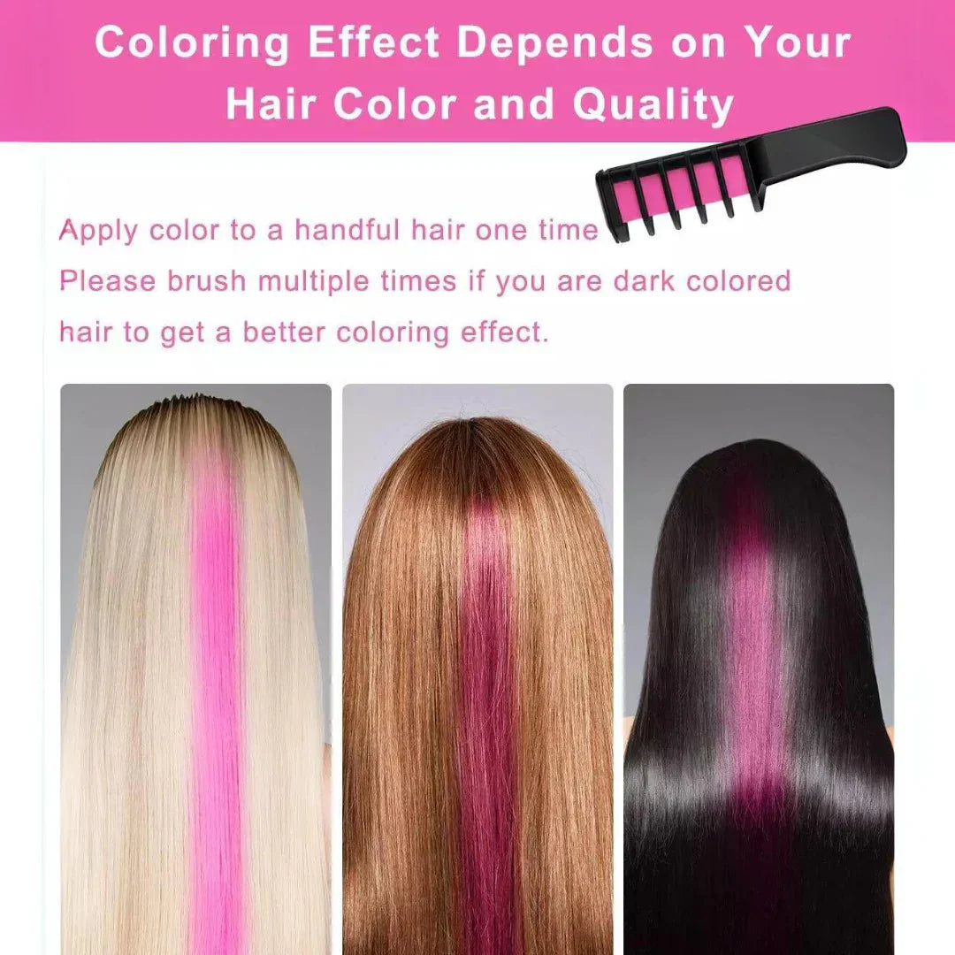 Temporäre Haarkreide | Lebendige & waschbare Haarfarben