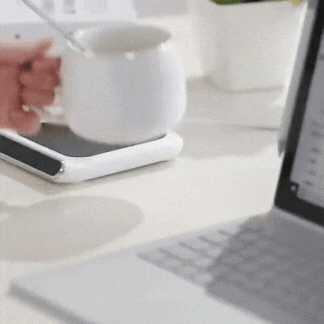 RoyaleGlow USB Tassenwärmer – 3 Temperaturstufen, intelligenter elektrischer Getränkewärmer