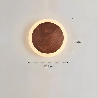 Garduru Light - Nordic Walnut LED Wandlampe