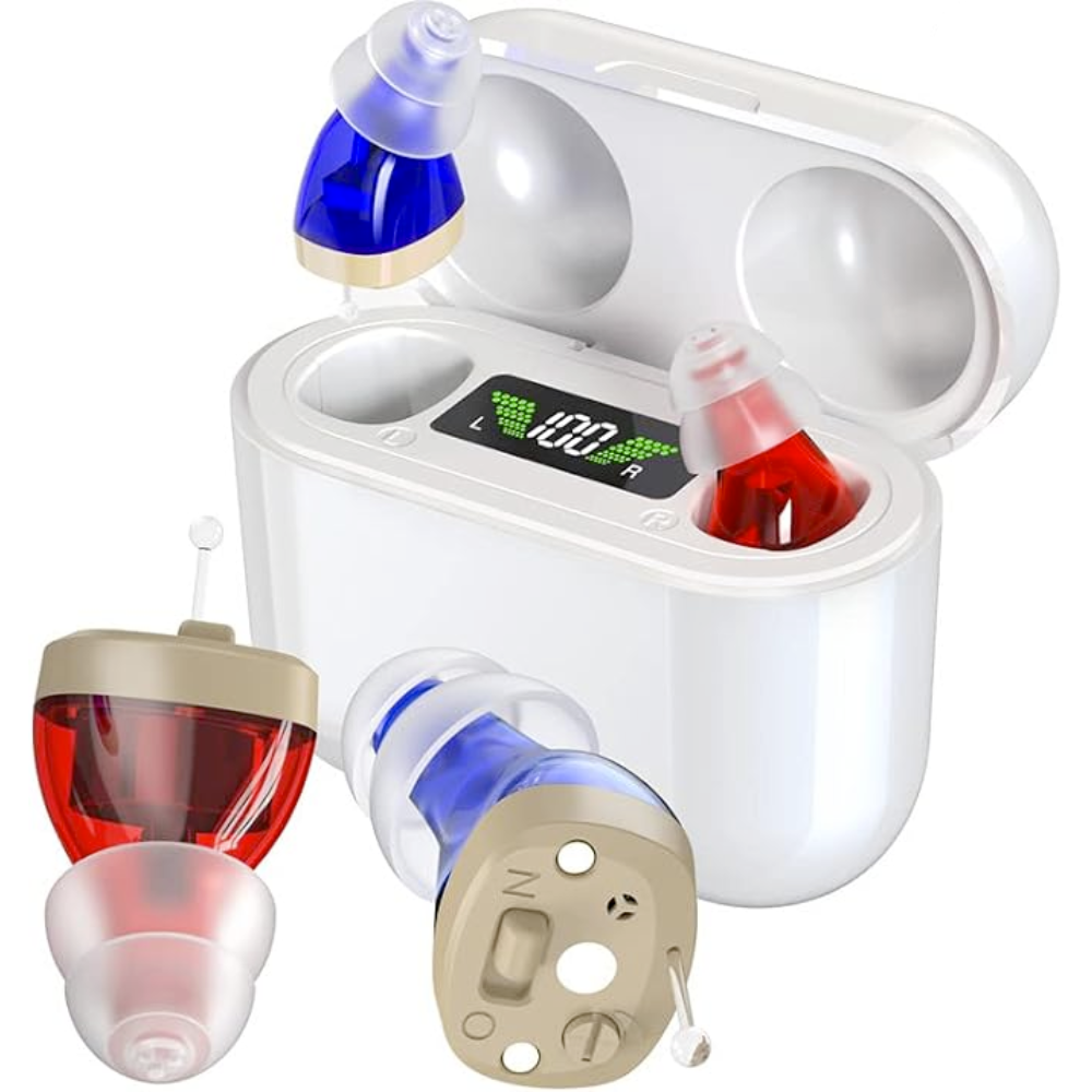 Wiederaufladbare Hörhilfen HearPro – Diskret, Einfach zu Benutzen, Ideal bei Leichtem bis Mäßigem Hörverlust