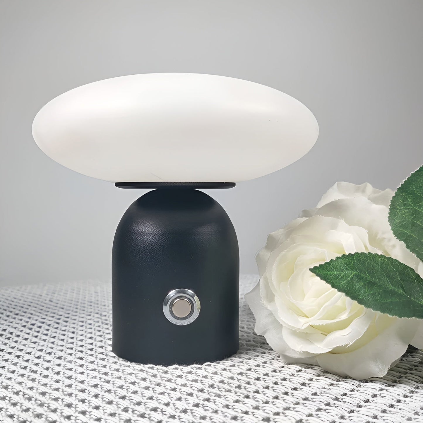 Garduru Luxe - Nordische Luxus-Pilzlampe mit Smart Touch - Tischleuchte ohne Kabel