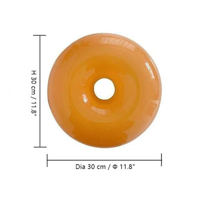 Lampe Donut Bauhaus - Schreibtischlampe und dimmbare LED-Wanddekoration