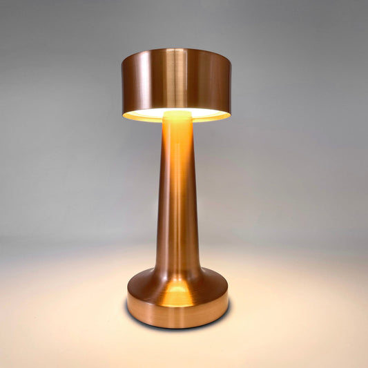 Vintage LED Tischlampe – Dimmbare Beleuchtung – Gold oder Roségold