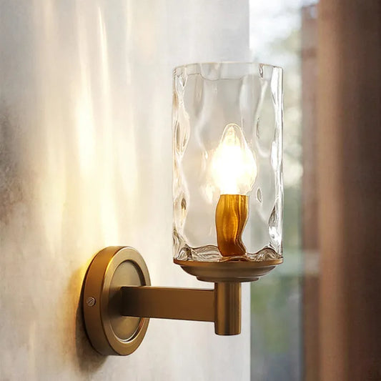 Retro-Klassische Wandleuchte aus Glas – Vintage-Eleganz für Ihr Interieur