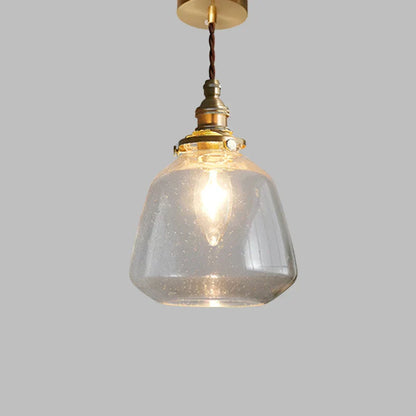 Glas LED Hängeleuchte – Moderne Wandlampe im Nordic-Stil