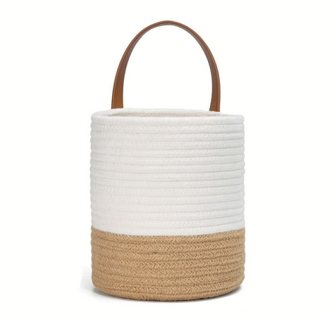 Woven Cotton Rope Hanging Basket | 2er Set