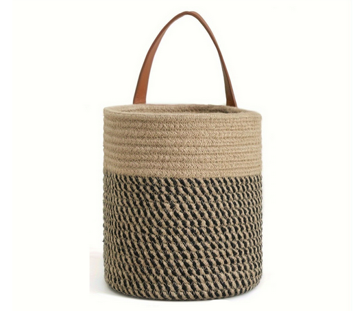 Woven Cotton Rope Hanging Basket | 2er Set