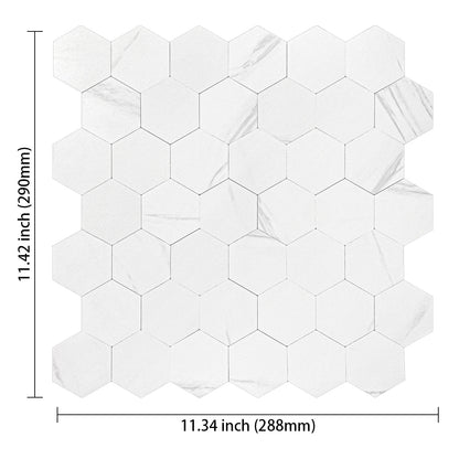 Hexagon Peel and Stick Wandfliesen