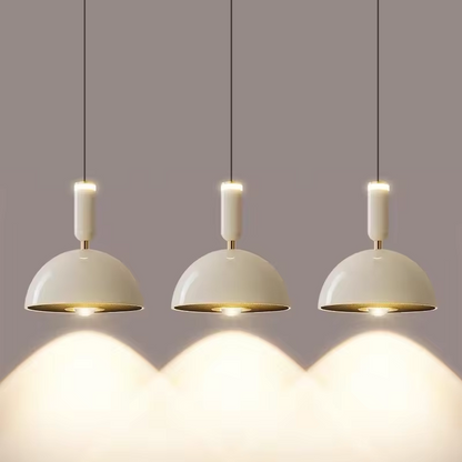 Suspension LED Nordic Macaron - Moderne Lampe aus Aluminium und Acryl