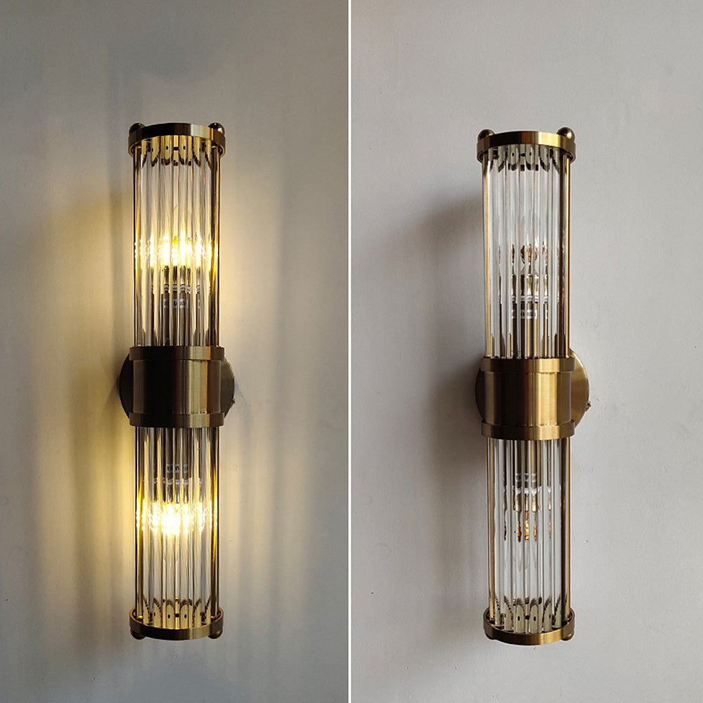 Wandleuchte Gold Glas LED Innenleuchte