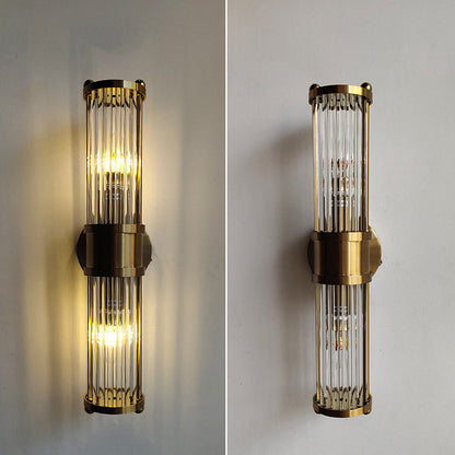 Wandleuchte Gold Glas LED Innenleuchte