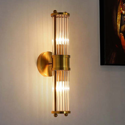 Wandleuchte Gold Glas LED Innenleuchte