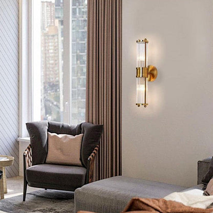 Wandleuchte Gold Glas LED Innenleuchte