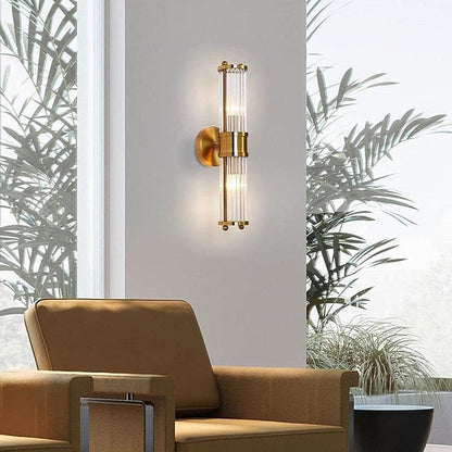 Wandleuchte Gold Glas LED Innenleuchte