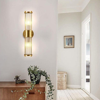 Wandleuchte Gold Glas LED Innenleuchte