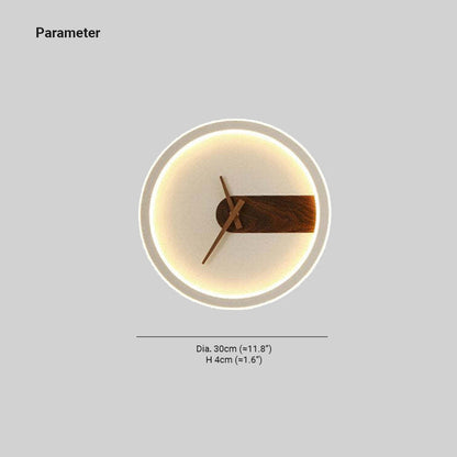 Nielsen Moderne LED-Innenwandleuchte Schwarz