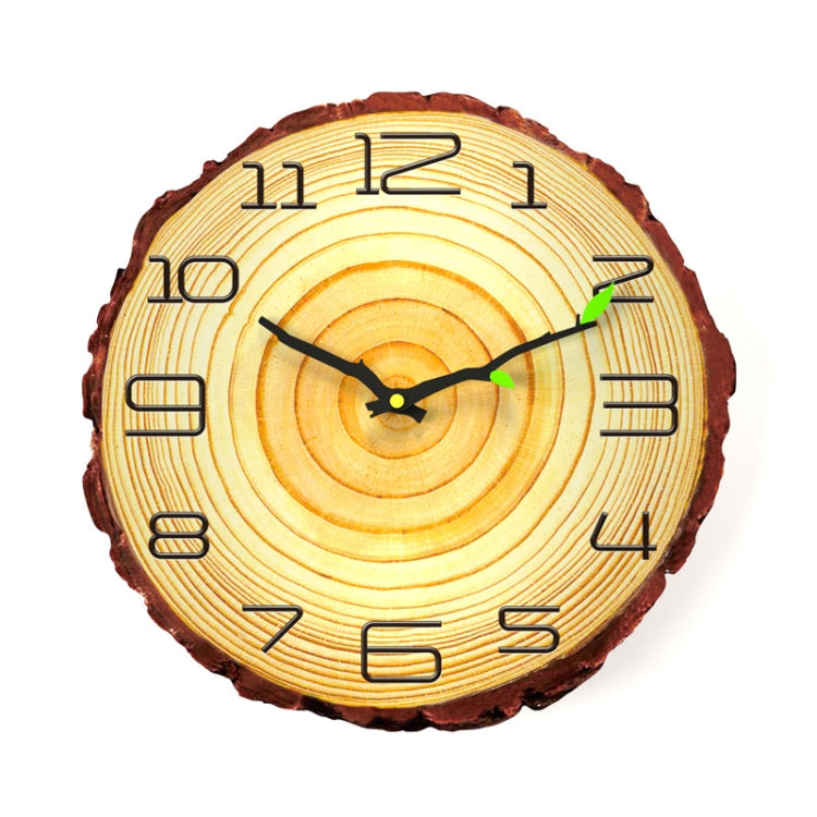 Wanduhr mit Holzmaserung – Geräuschlose Sweep-Bewegung – Modernes Design