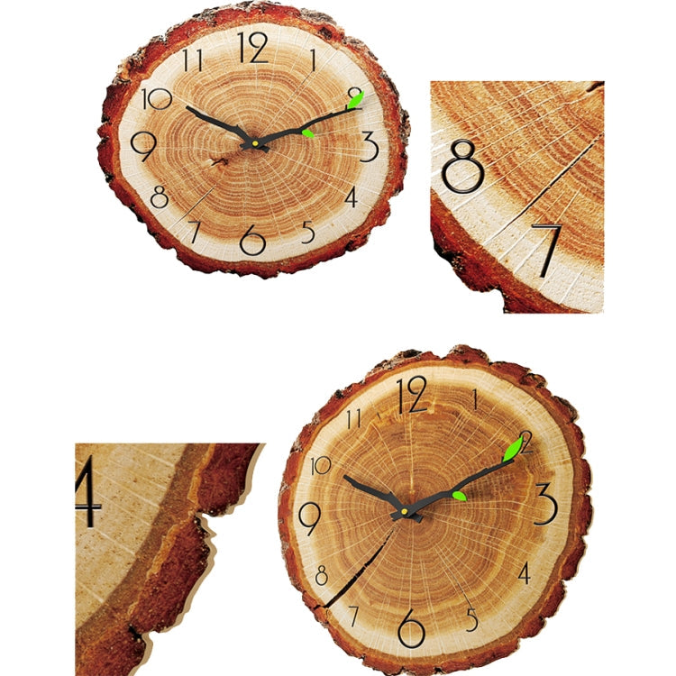 Wanduhr mit Holzmaserung – Modernes Design – Präzise Sweep-Bewegung