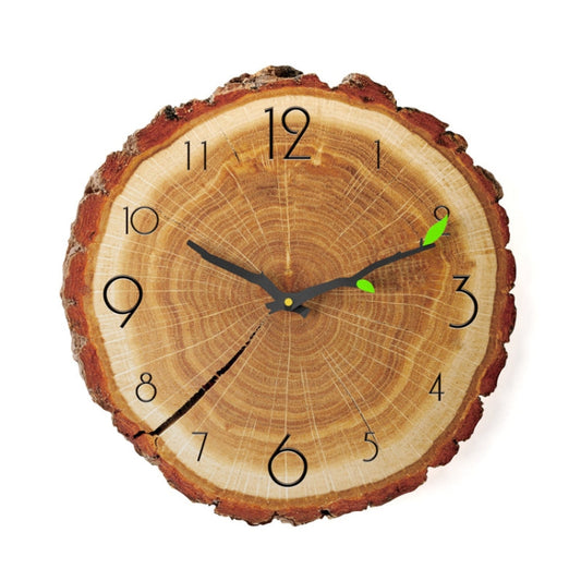 Wanduhr mit Holzmaserung – Präzise Sweep-Bewegung – Modernes Design