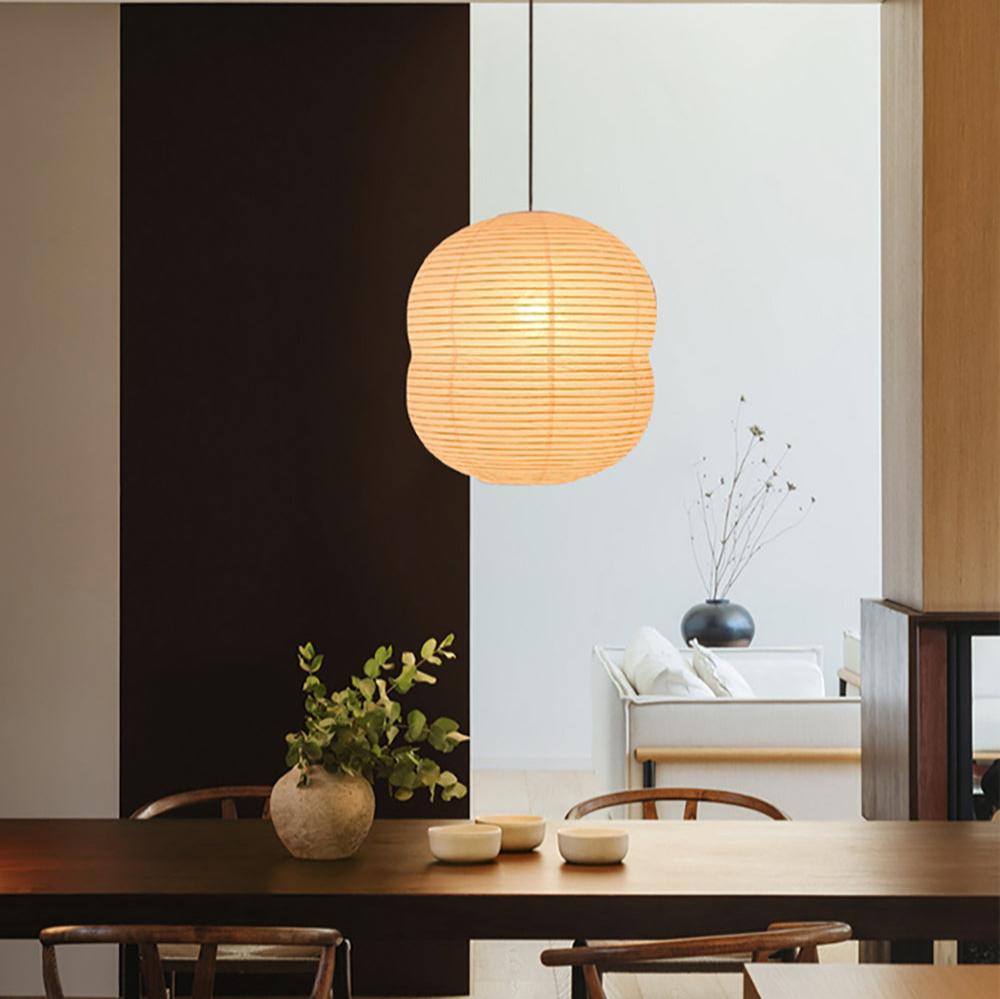 Hängelampe Mini Washi Papier LED – Minimalistische Eleganz aus Reispapier