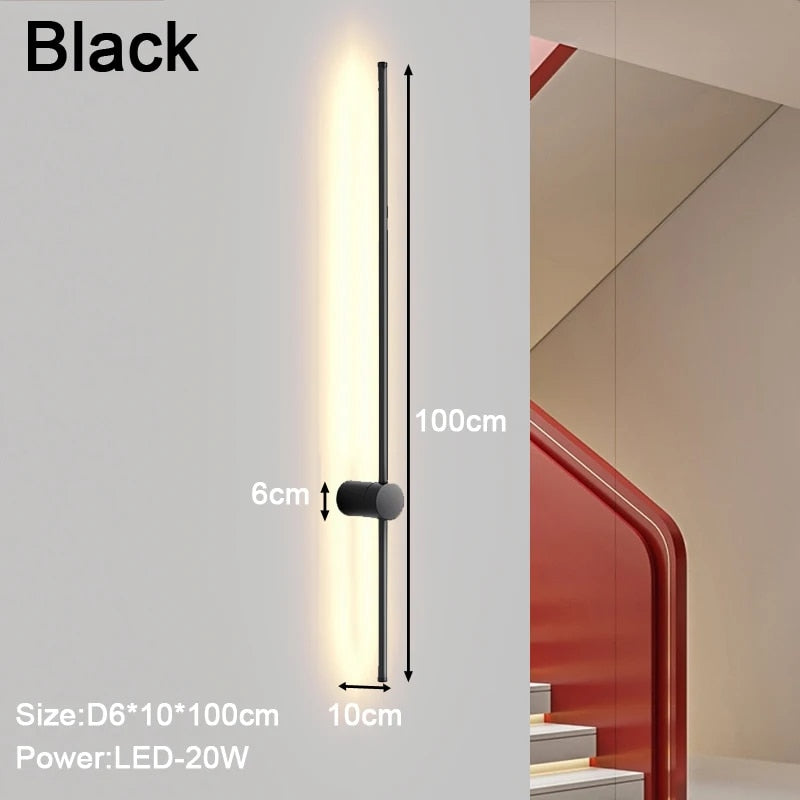 Minimalistische LED-Wandlampe NordicShine - Modernes und elegantes skandinavisches Design