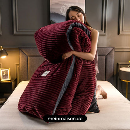 SweetDreams™ - Samt-Fleece-Bettdecke | Ultimativer Komfort