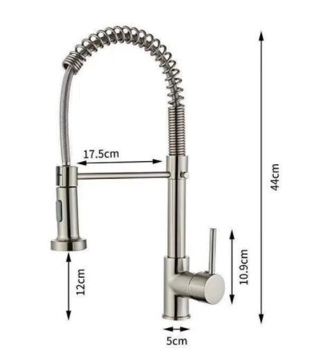 Küchenarmatur mit ausziehbarer Brause