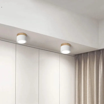 Garduru Zylinder LED Deckenleuchte – Minimalistische Einbauleuchte für moderne Flure