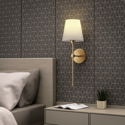 Garduru – Elegante kabellose Wandleuchte mit Schwarz- und Gold-Finish