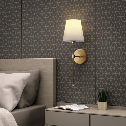 Garduru – Elegante kabellose Wandleuchte mit Schwarz- und Gold-Finish