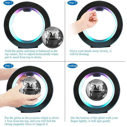 LeviSphere - Magnetische Levitation Globus mit LED-Beleuchtung