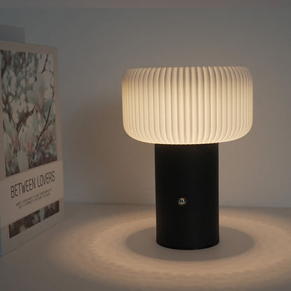 GlowCap – Atmosphärische Pilz-Tischlampe mit 3-farbig dimmbarem Licht