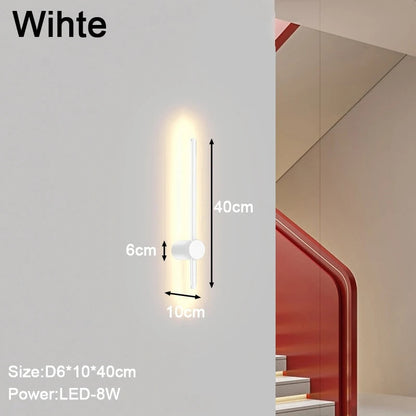 Minimalistische LED-Wandlampe NordicShine - Modernes und elegantes skandinavisches Design