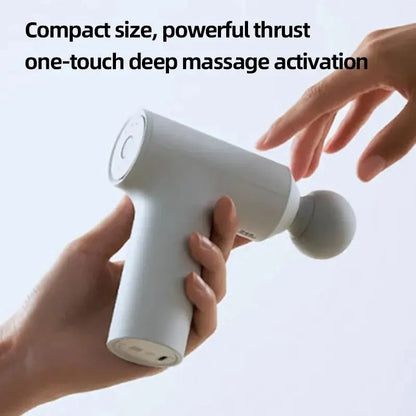 Xiaomi Mini Faszien Massagepistole – Tragbar 12kg Schub, Intelligente Zahnradgedächtnis, 2500rpm