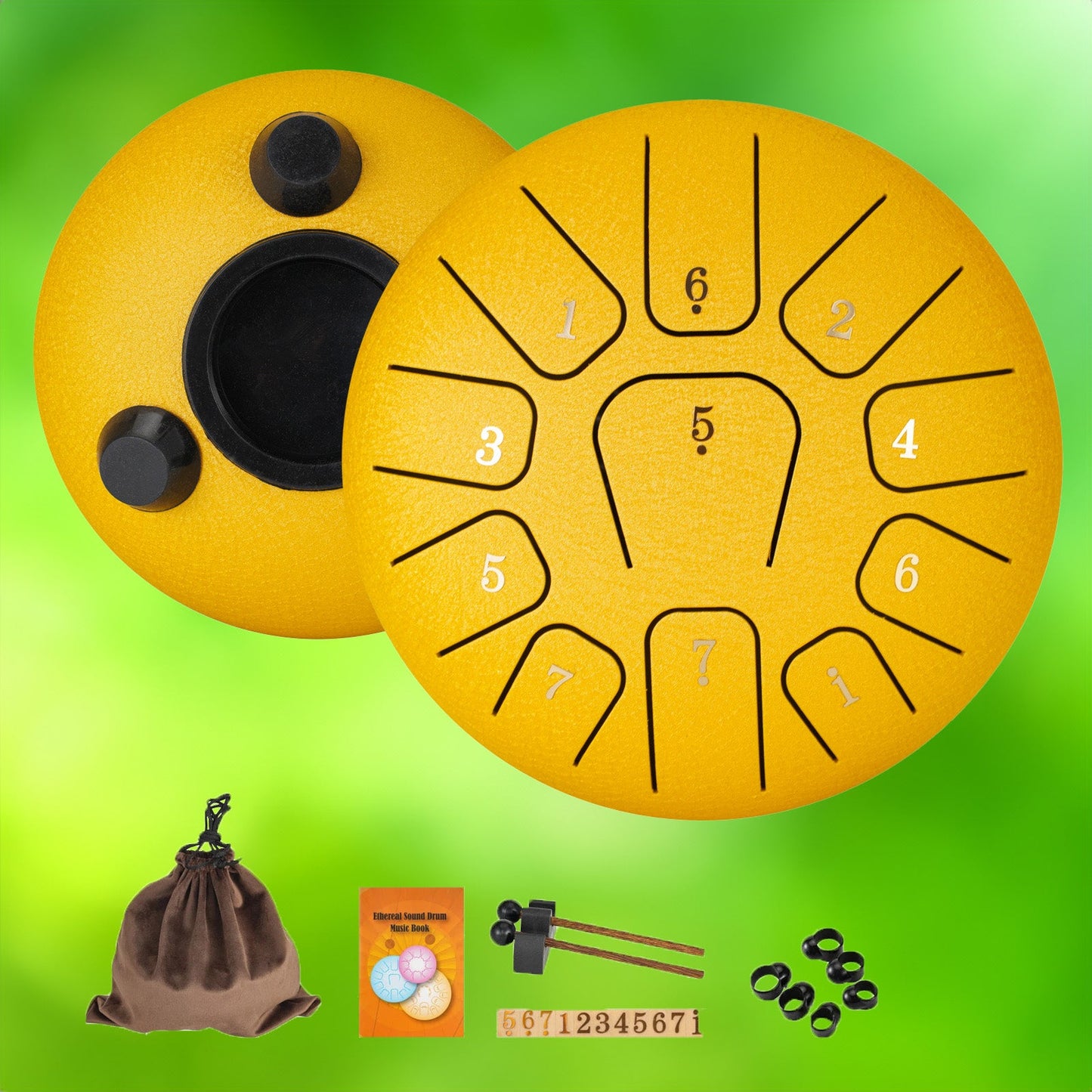 Stahlzungen Trommel - 6 Zoll mit 11 Noten