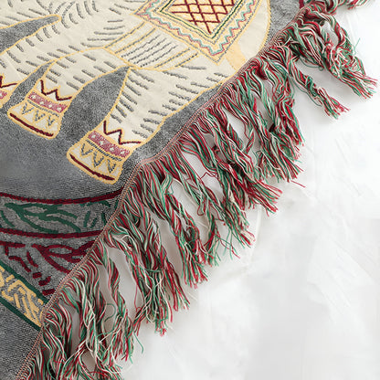 Bohemian Elefantenmuster Quastendecke