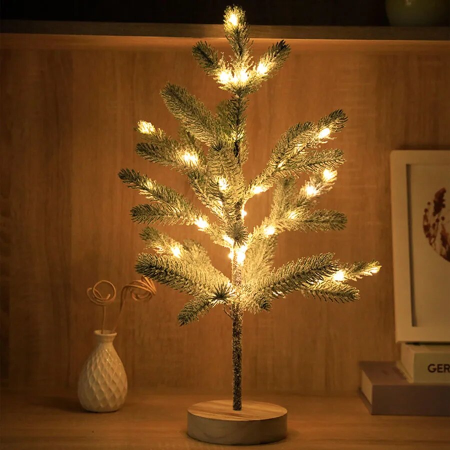 TwinklingTree™ Weihnachtsbaum Nachtlicht – 50cm LED Feiertagsdekoration