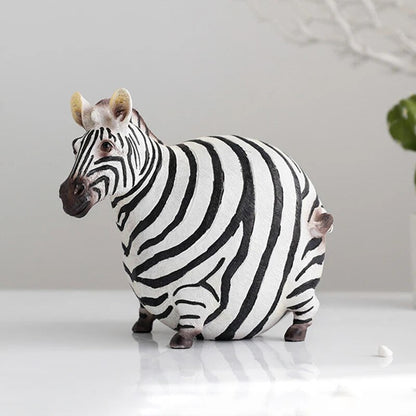 Zebra-Figur-Skulptur