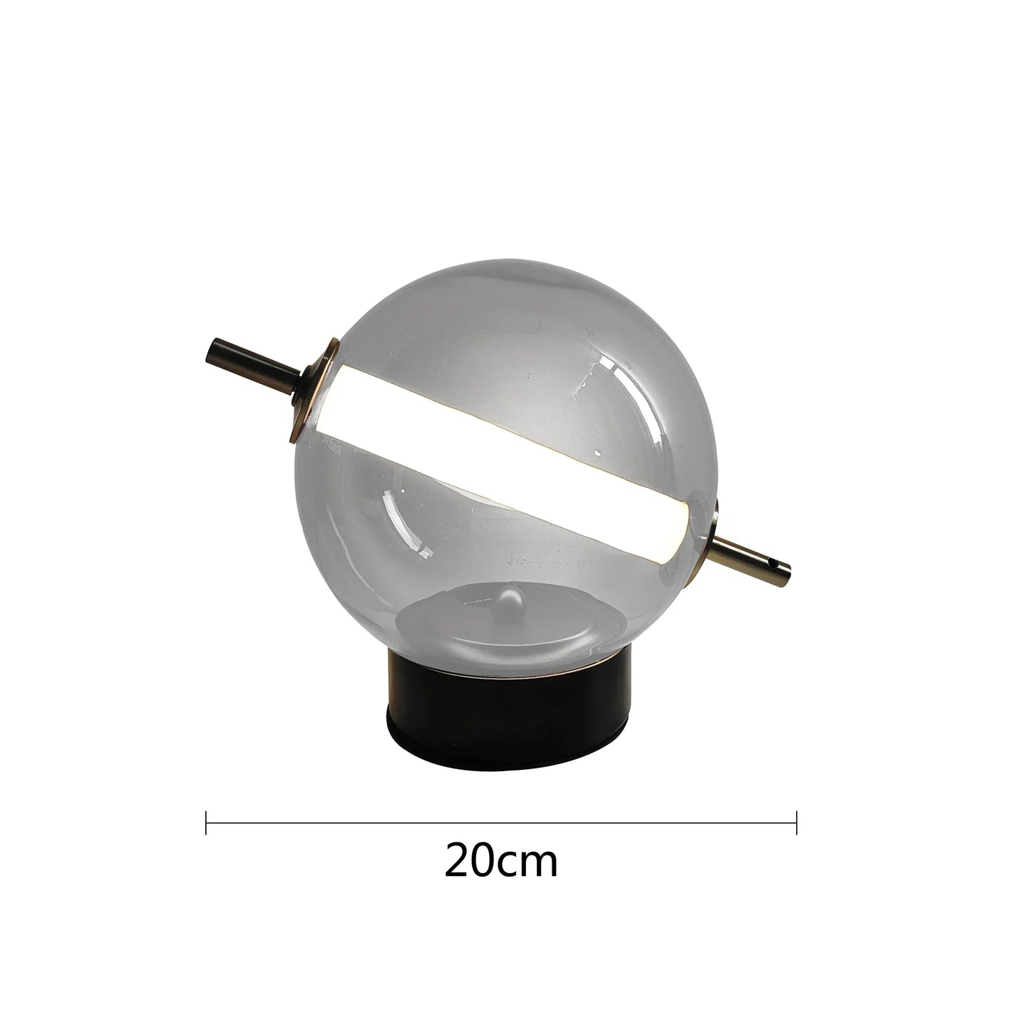 LumiSphere – Elegante Glas Tischlampe mit beruhigender Atmosphäre