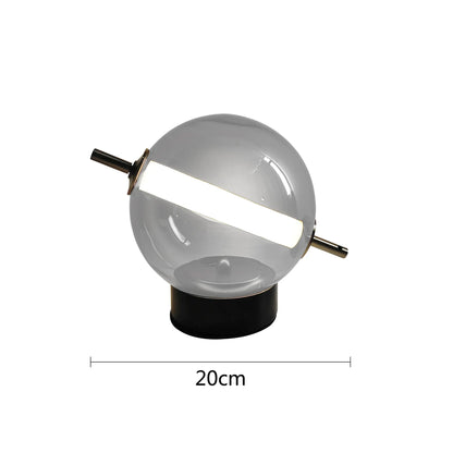 LumiSphere – Elegante Glas Tischlampe mit beruhigender Atmosphäre